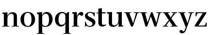 Serif-Bold Font LOWERCASE