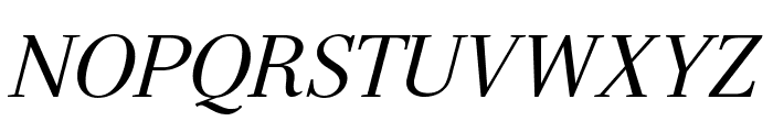 Serif-Italic Font UPPERCASE