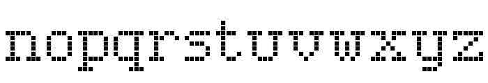 Serif LED Board-7 Font LOWERCASE