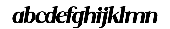 Serif Medium Italic Font LOWERCASE