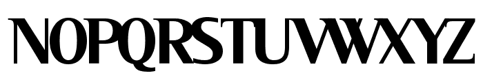 Serif Medium Font UPPERCASE