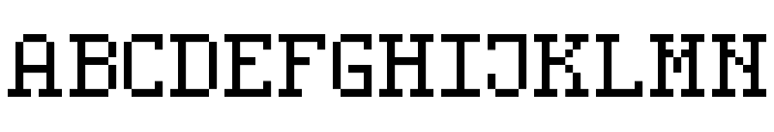 Serif Pixel-7 Font UPPERCASE