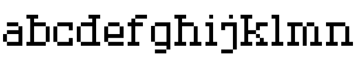 Serif Pixel-7 Font LOWERCASE