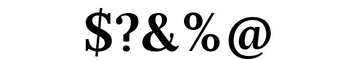 Serif12Beta-Bold Font OTHER CHARS