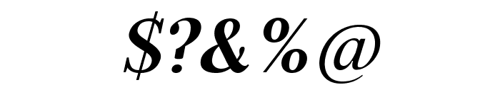 Serif12Beta-BoldItalic Font OTHER CHARS