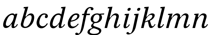 Serif12Beta-Italic Font LOWERCASE