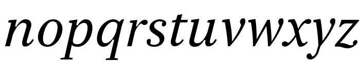 Serif12Beta-Italic Font LOWERCASE