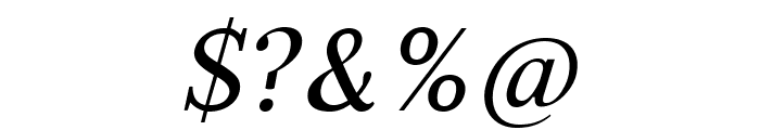 Serif6Beta-Italic Font OTHER CHARS