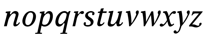 Serif6Beta-Italic Font LOWERCASE