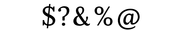 Serif6Beta-Regular Font OTHER CHARS