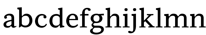 Serif6Beta-Regular Font LOWERCASE