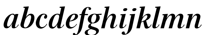 Serif72Beta-BoldItalic Font LOWERCASE