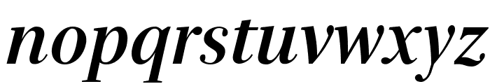 Serif72Beta-BoldItalic Font LOWERCASE