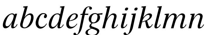 Serif72Beta-Italic Font LOWERCASE