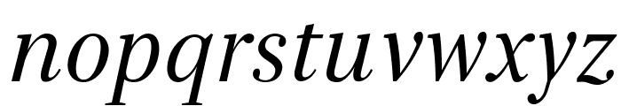 Serif72Beta-Italic Font LOWERCASE