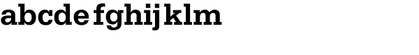 Serifa BEF-Medium Font LOWERCASE