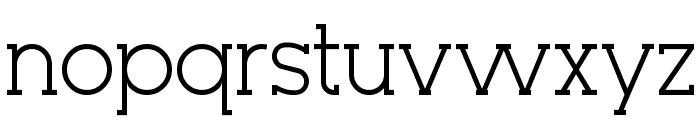 Seriffic Font LOWERCASE