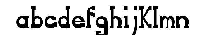 Serifon Normal Font LOWERCASE