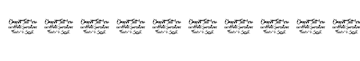 Serval Light Font OTHER CHARS