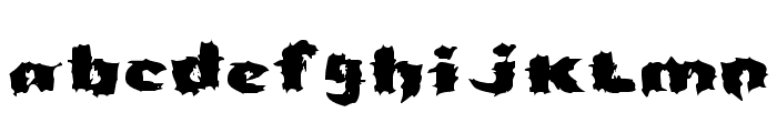 Severed Font LOWERCASE