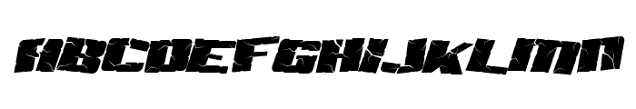 SF Aftershock Debris Italic Sample