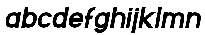SF Arborcrest Heavy Oblique Font LOWERCASE
