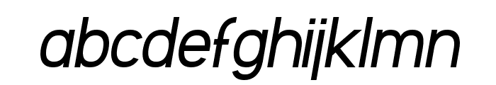 SF Arborcrest Medium Oblique Font LOWERCASE