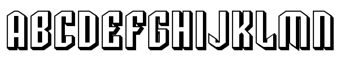 SF Archery Black Shaded Font UPPERCASE