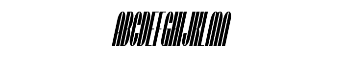 SF Baroquesque Condensed Oblique Font UPPERCASE