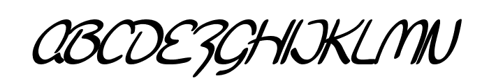 SF Burlington Script Bold Italic Font UPPERCASE