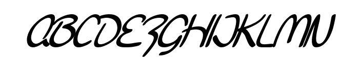 SF Burlington Script SC Bold Italic Font UPPERCASE