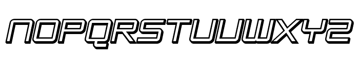 SF Chromium 24 Bold Oblique Font UPPERCASE