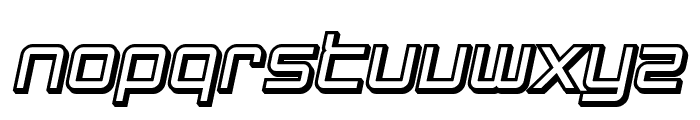 SF Chromium 24 Bold Oblique Font LOWERCASE