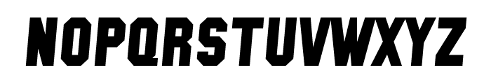 SF Collegiate Solid Bold Italic Font LOWERCASE