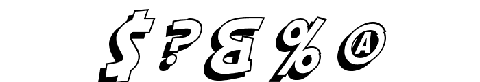 SF Comic Script Shaded Font OTHER CHARS
