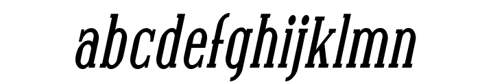 SF Covington Cond Bold Italic Font LOWERCASE
