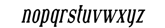 SF Covington Cond Bold Italic Font LOWERCASE