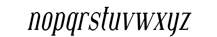 SF Covington Cond Italic Font LOWERCASE