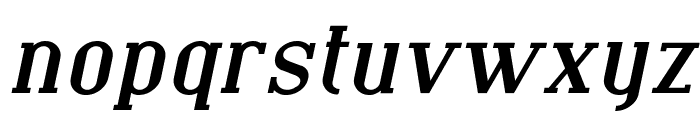 SF Covington Exp Bold Italic Font LOWERCASE