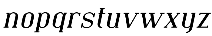 SF Covington Exp Italic Font LOWERCASE