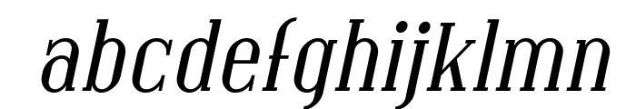 SF Covington Italic Font LOWERCASE