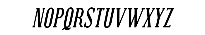 SF Covington SC Cond Bold Italic Font LOWERCASE