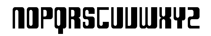 SF DecoTechno Condensed Font UPPERCASE