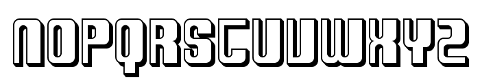 SF DecoTechno Shaded Font UPPERCASE