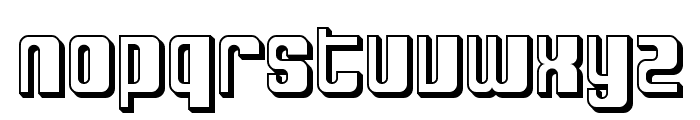 SF DecoTechno Shaded Font LOWERCASE