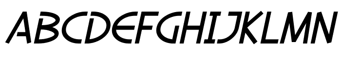 SF Diego Sans Oblique Font LOWERCASE