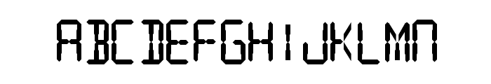 SF Digital Readout Heavy Font LOWERCASE