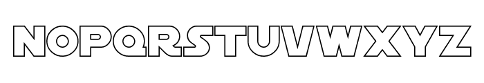 SF Distant Galaxy Outline Font LOWERCASE