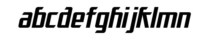 SF Electrotome Oblique Font LOWERCASE