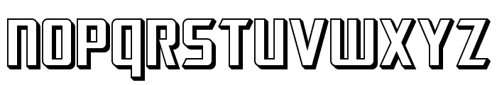 SF Electrotome Shaded Font UPPERCASE